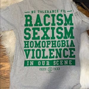 Straight edge t shirt